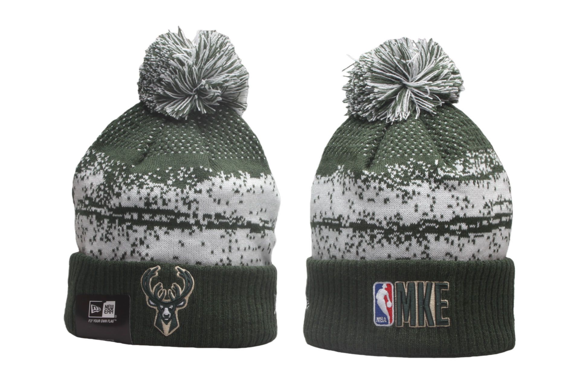 2026 NBA Milwaukee Bucks Hat beanie style 01->nfl hats->Sports Caps